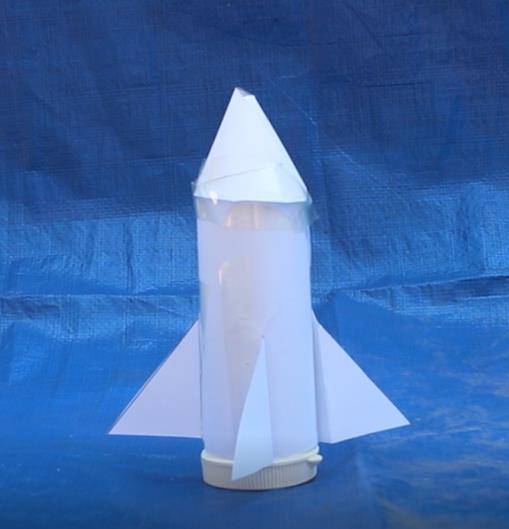 How to make a toy rocket that blasts off! One Step At a Time