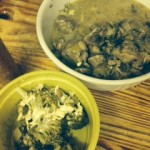 Lamb stew and broccoli RMR p134