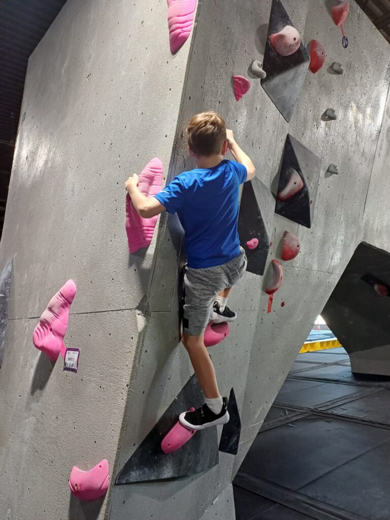 rock climbing